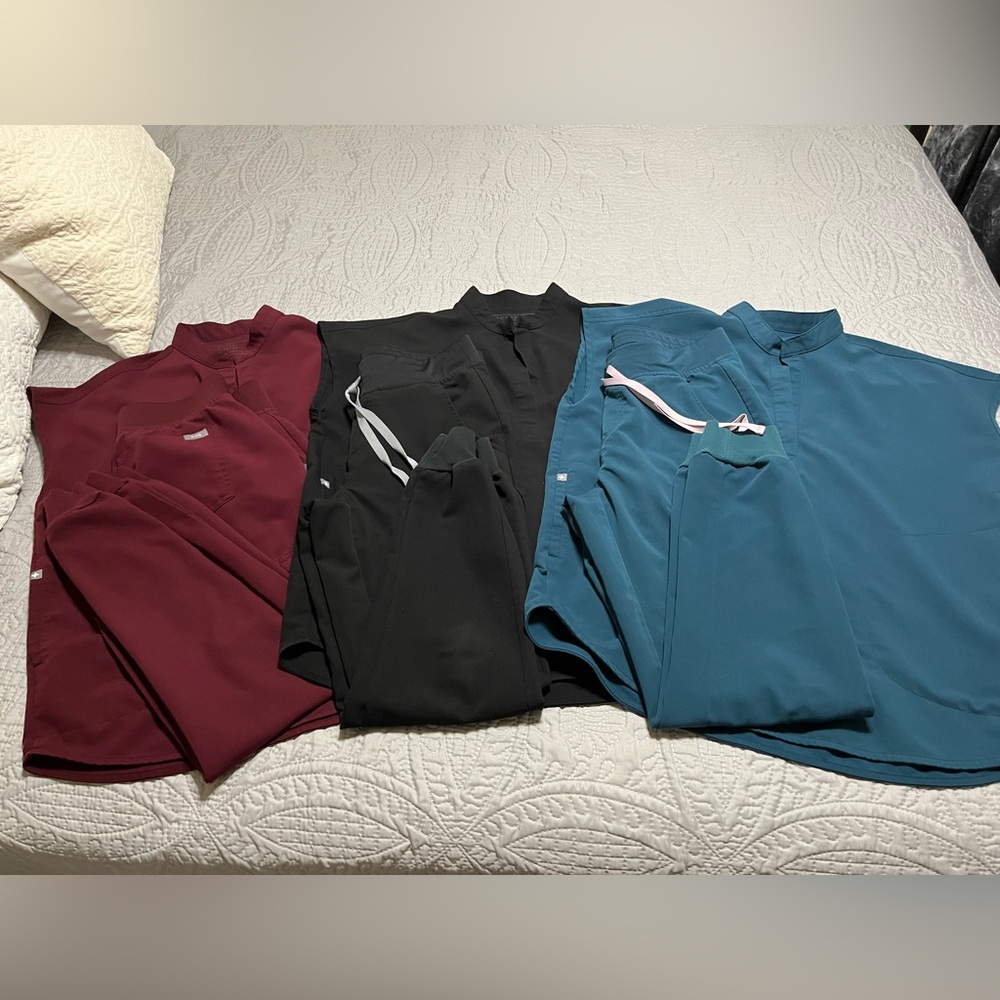 Figs Scrubs - Burgundy only